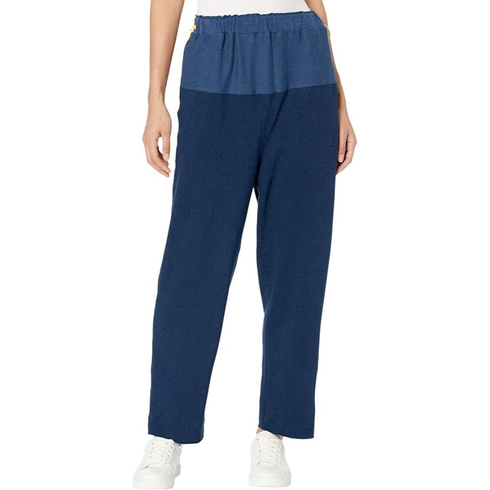 Free People FP Movement Surfside Pants Women XS Navy Blue Relaxed Athleisure Gym